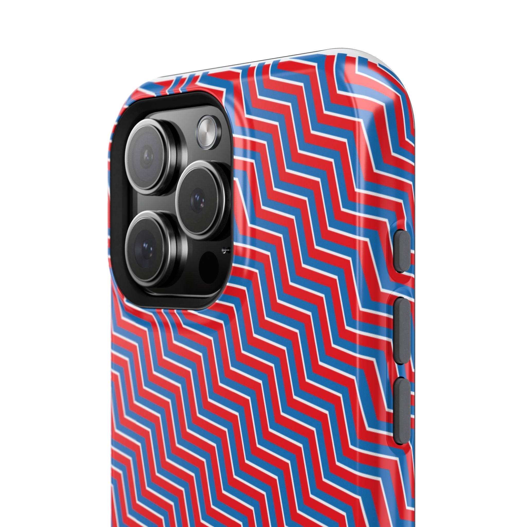 Impact-Resistant Cases- Blue/White/Red