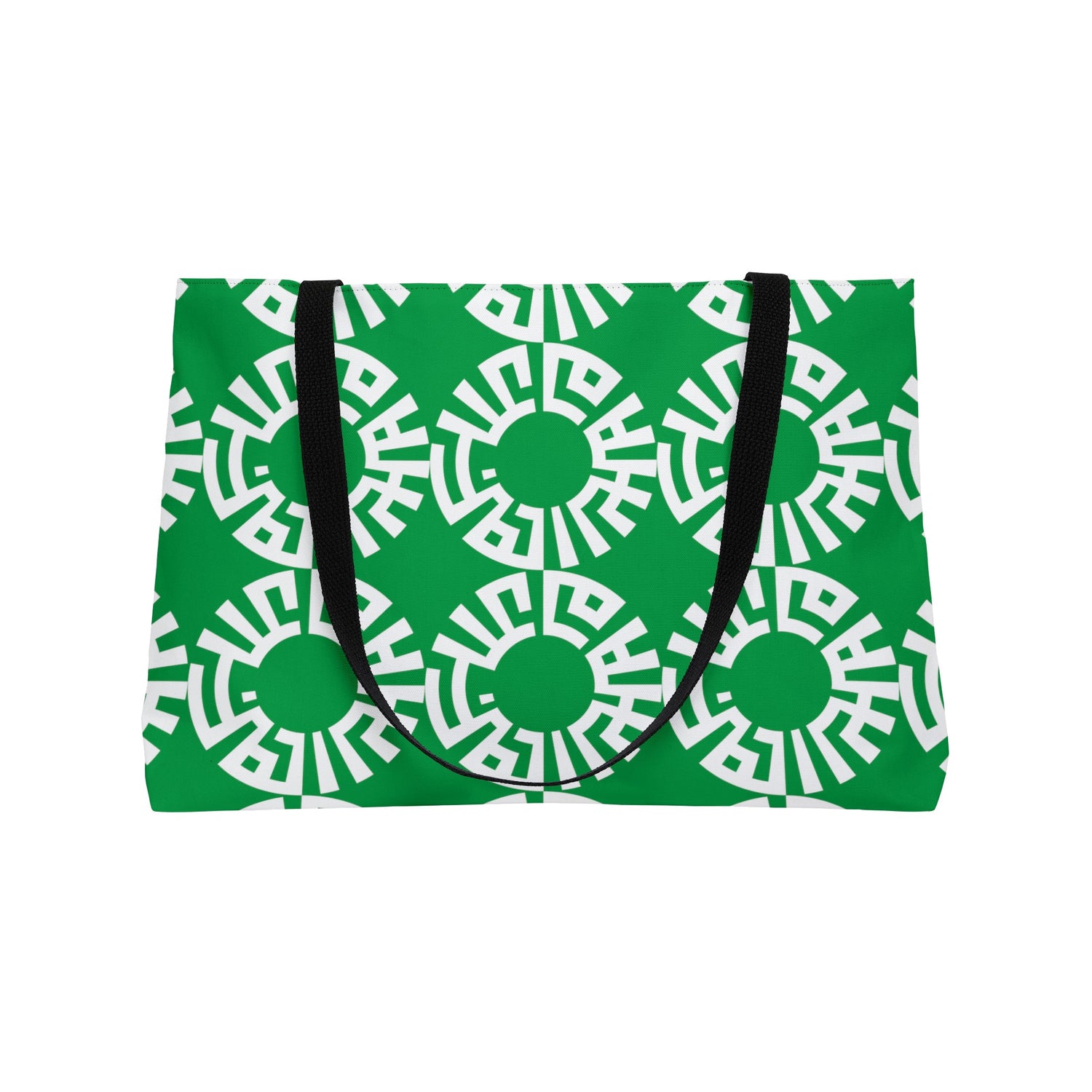 &quot;Salam&quot; Weekender Tote Bag- Green