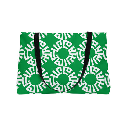 &quot;Salam&quot; Weekender Tote Bag- Green