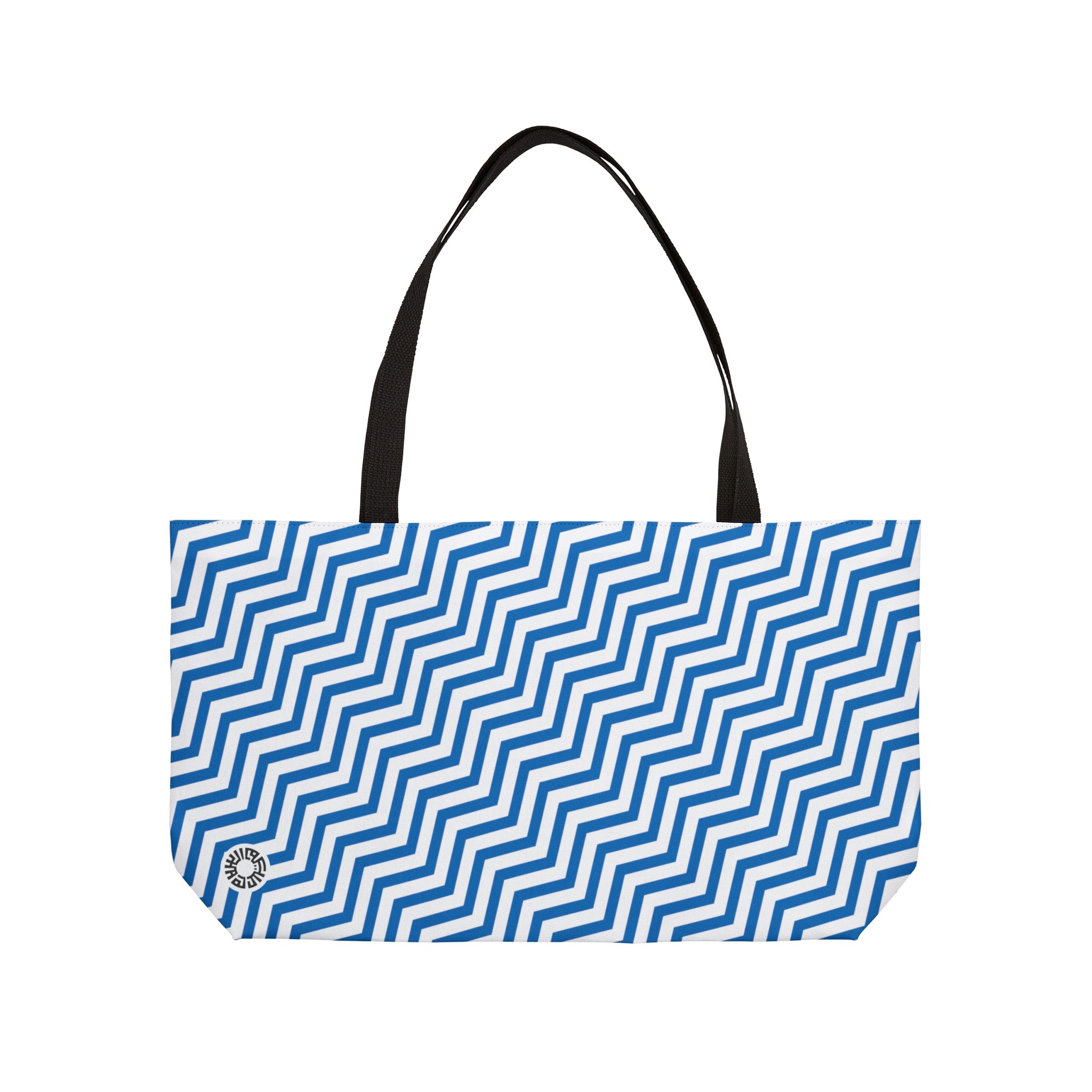 &quot;Salam&quot; Weekender Tote Bag- Blue