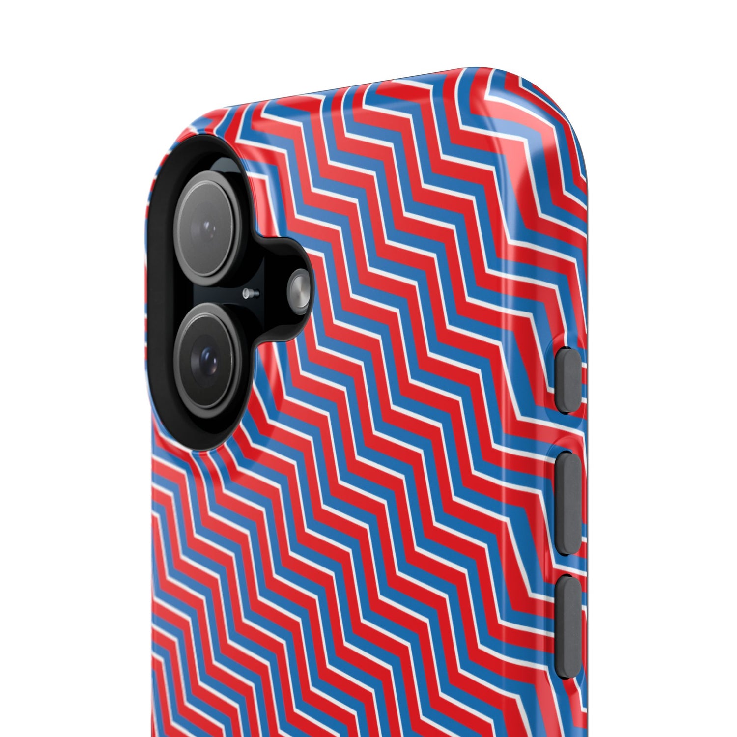 Impact-Resistant Cases- Blue/White/Red