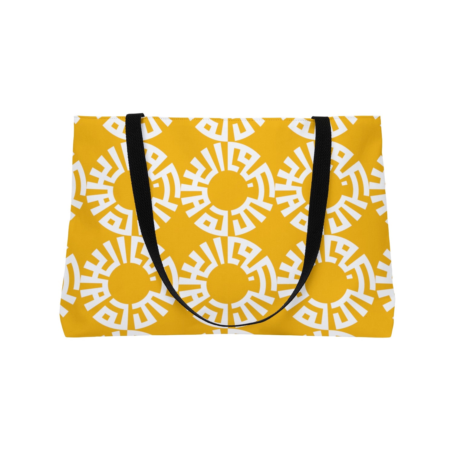 &quot;Salam&quot; Weekender Tote Bag- Yellow