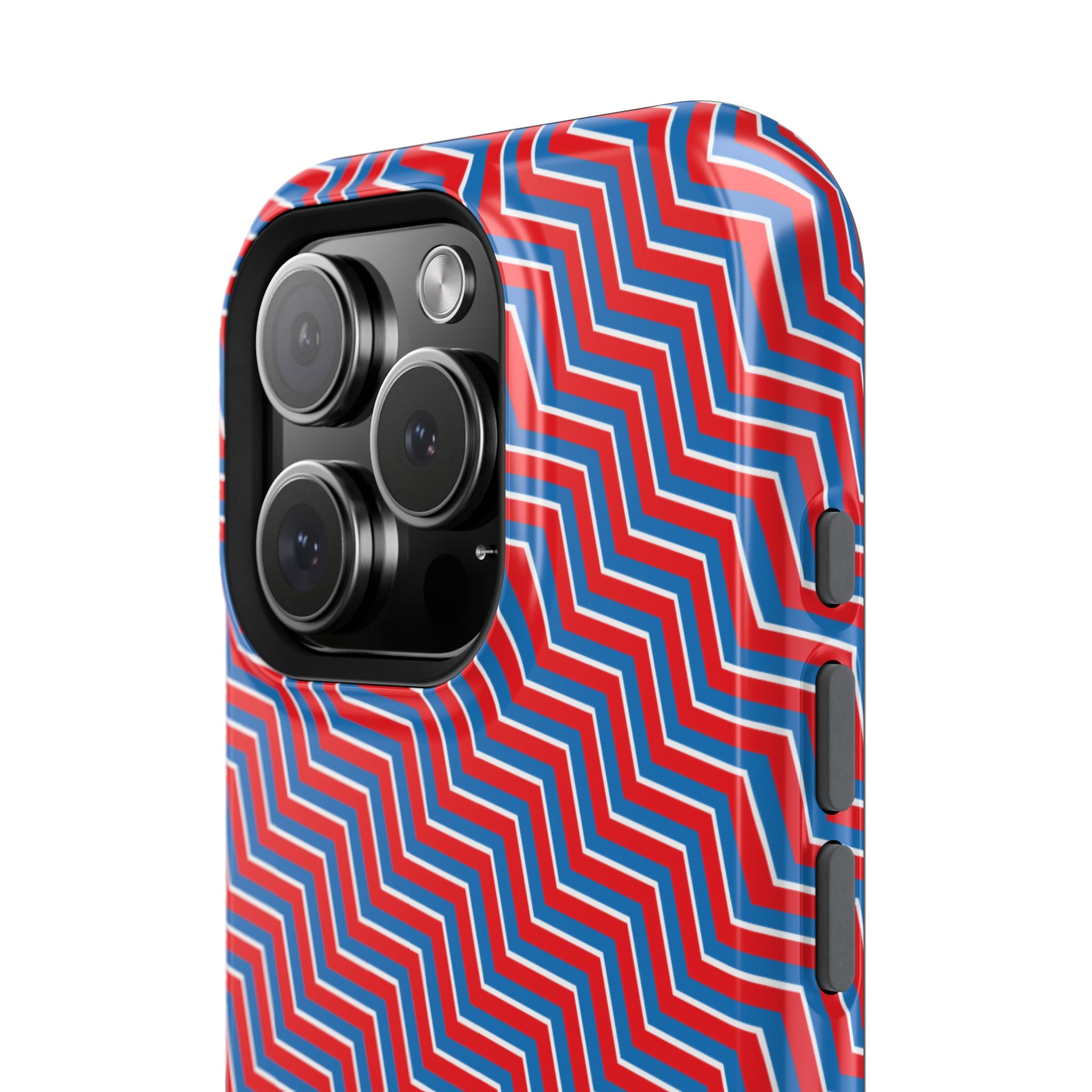 Impact-Resistant Cases- Blue/White/Red