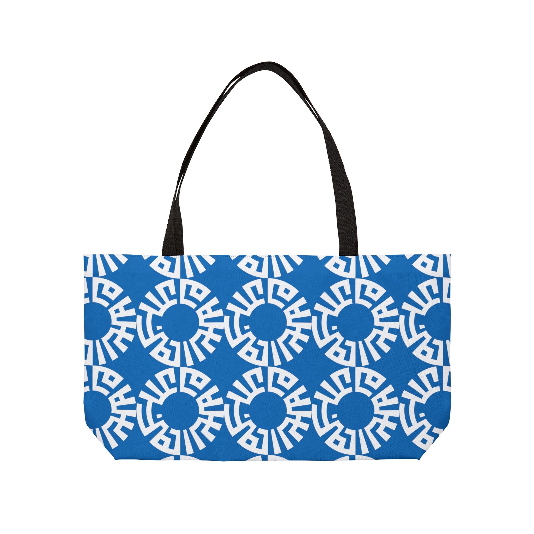 &quot;Salam&quot; Weekender Tote Bag- Blue