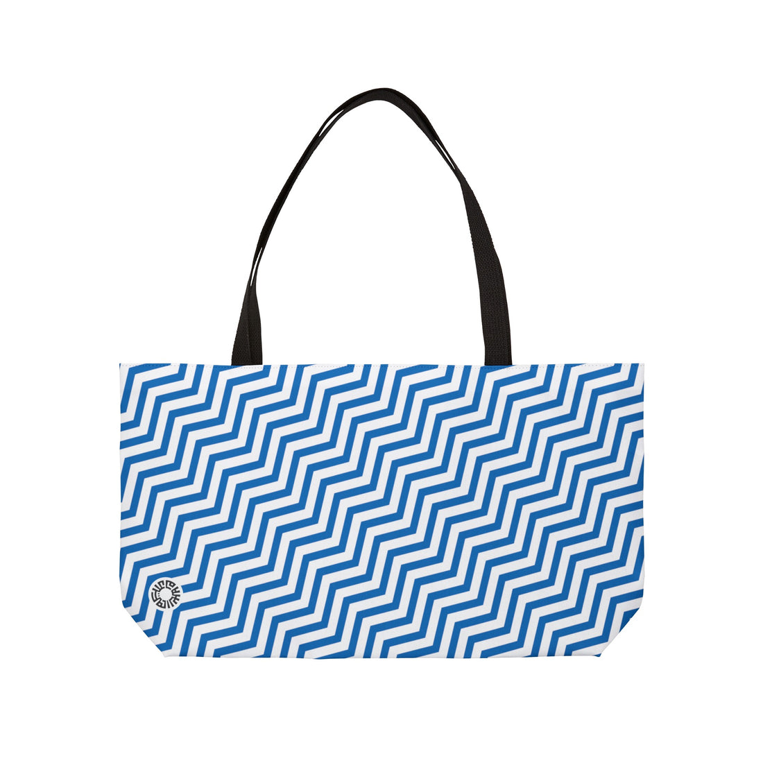 &quot;Salam&quot; Weekender Tote Bag- Blue