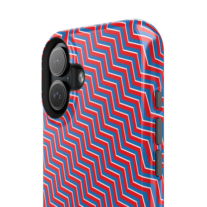 Impact-Resistant Cases- Blue/White/Red