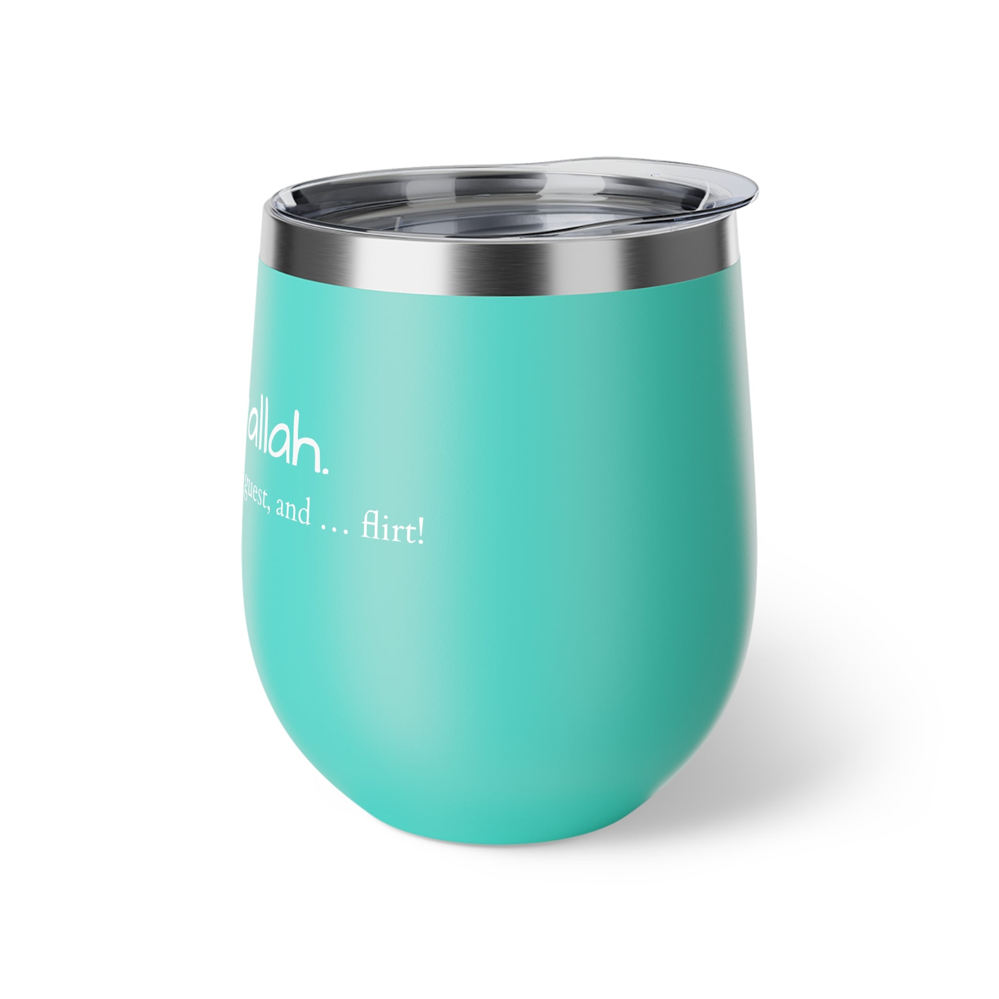 Copper Vacuum Insulated Cup, 12oz- &quot;Hala Wallah&quot;