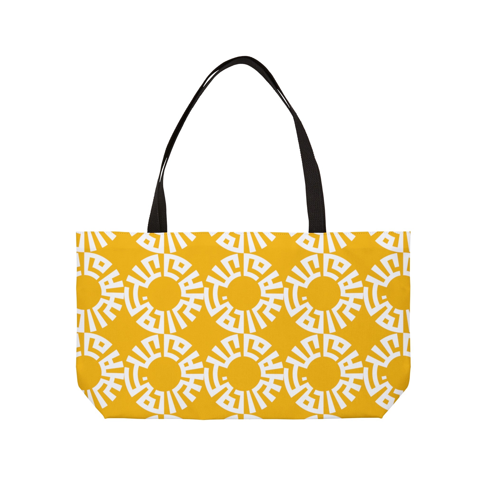 &quot;Salam&quot; Weekender Tote Bag- Yellow