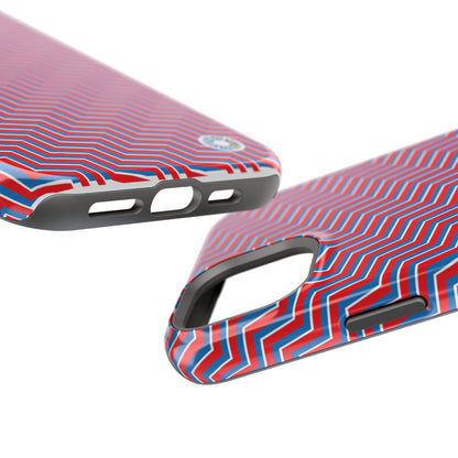 Impact-Resistant Cases- Blue/White/Red