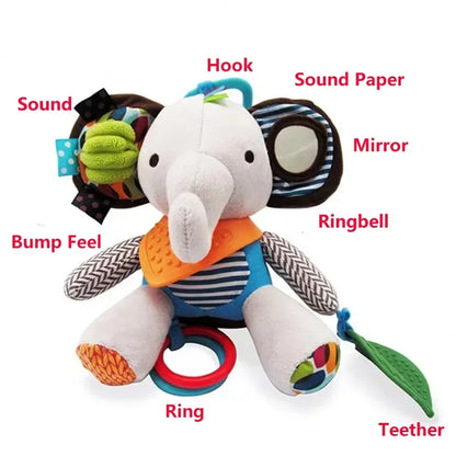 Baby Toys Animal Plush Stuffed Rattle