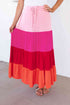 ClaudiaG Mariana Tiered Maxi Skirt