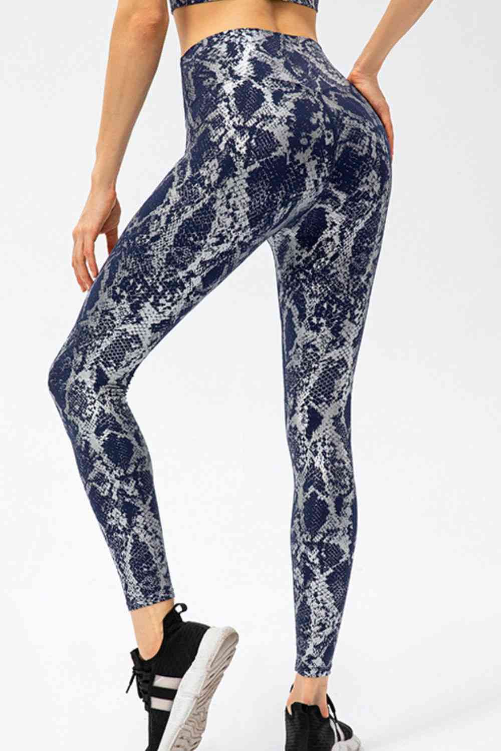 ClaudiaG Animal Print Slim Sports Pants