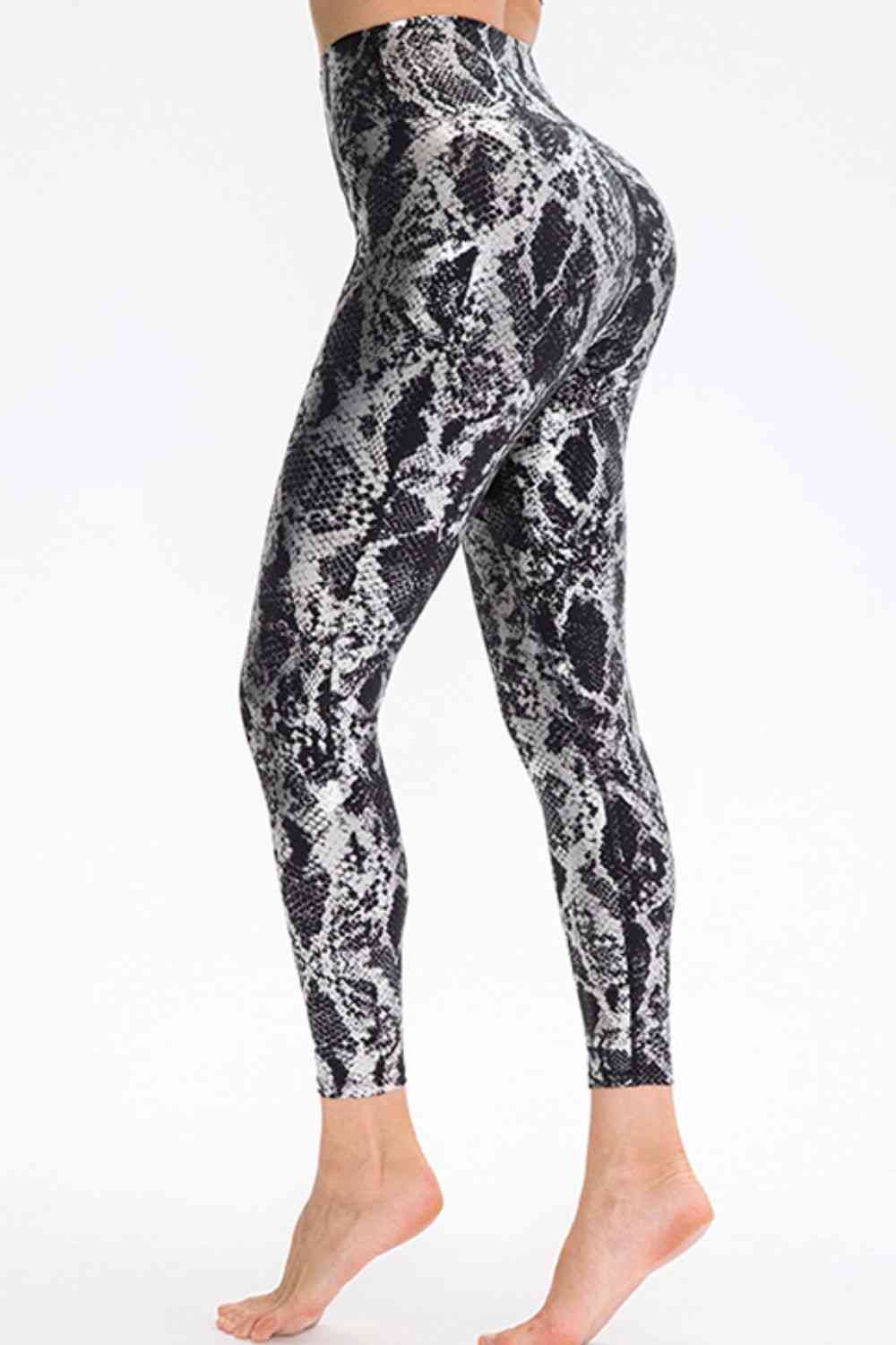 ClaudiaG Animal Print Slim Sports Pants