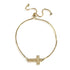 ClaudiaG Cross Bracelet -Gold