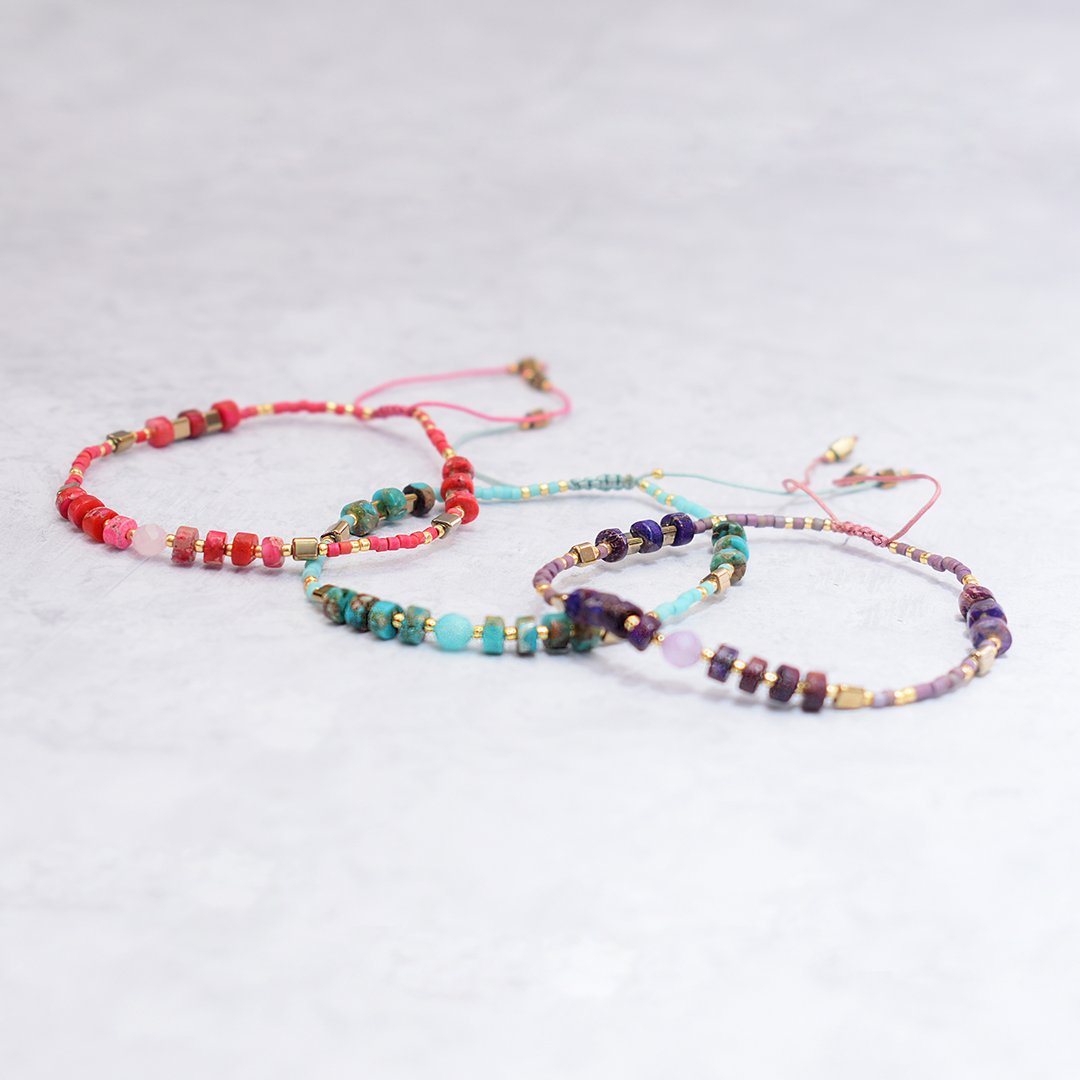 ClaudiaG Gems Bracelet Set