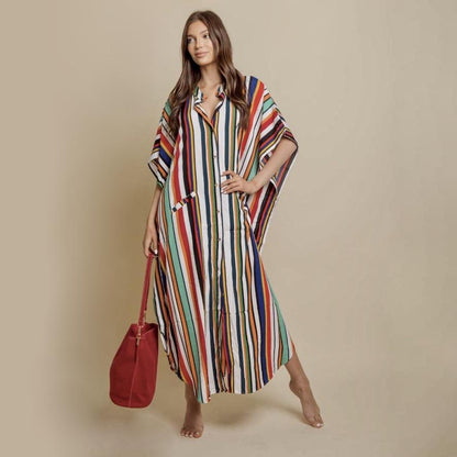 ClaudiaG Wide Dress -Stripes