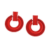 ClaudiaG Petra -Red Earrings