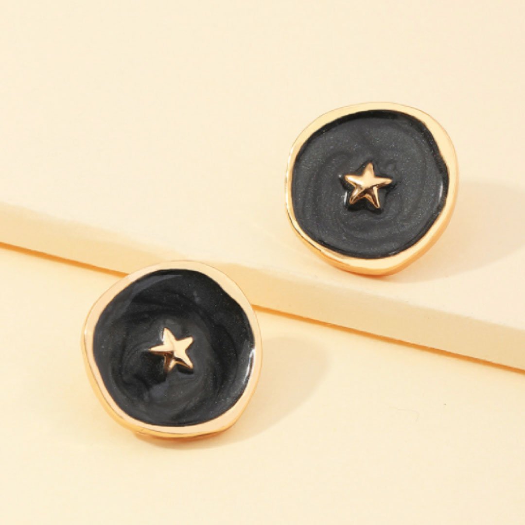 ClaudiaG Astral Earrings Black