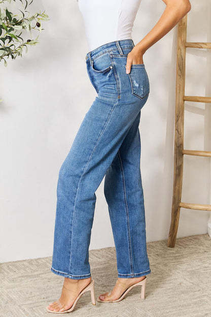 ClaudiaG High Waist Distressed Jeans