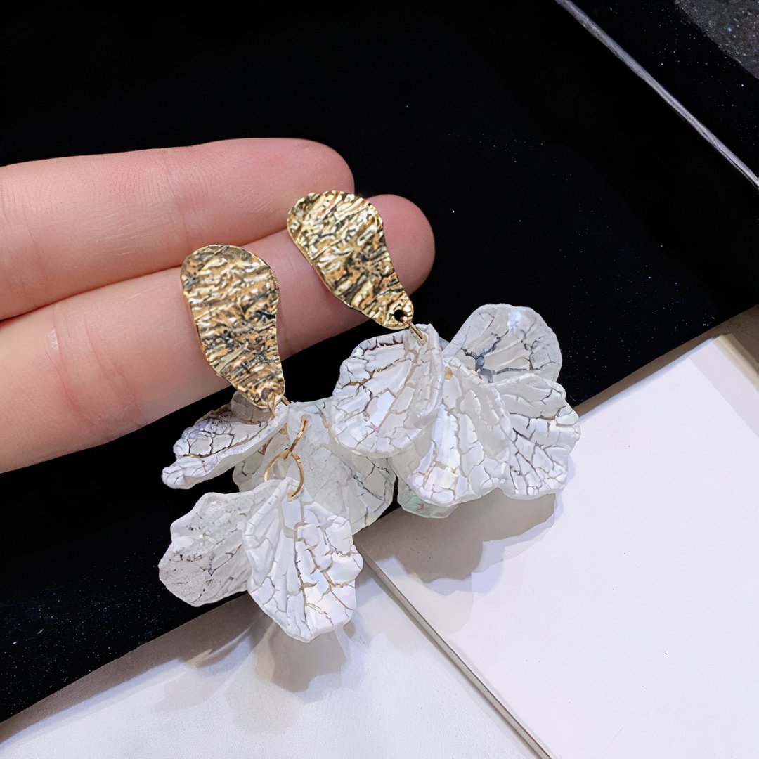 ClaudiaG Layered Flower Earrings