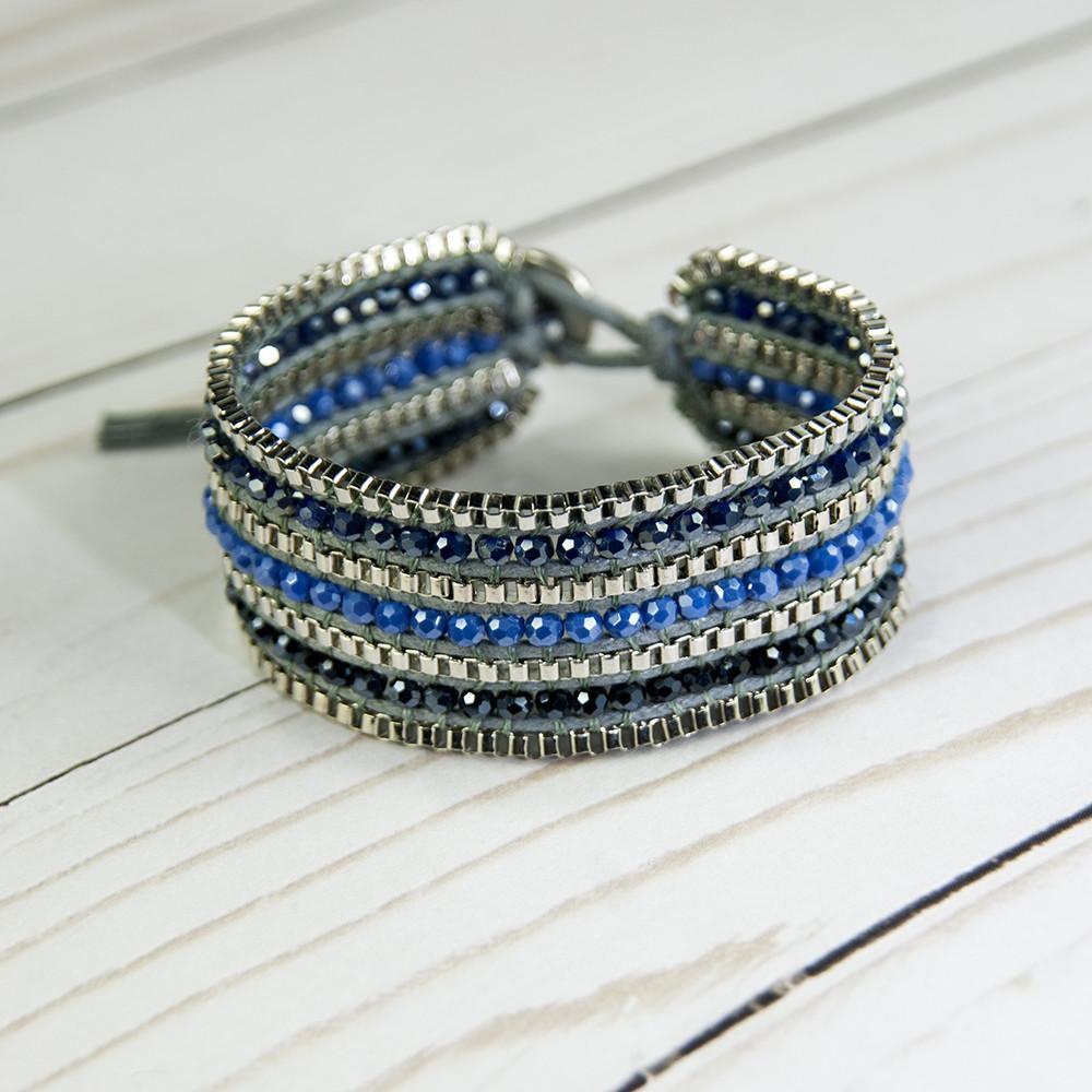 ClaudiaG Looped  Bracelet-Sapphire