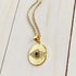 ClaudiaG Sapphire Eye Necklace