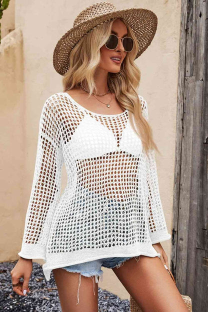 ClaudiaG Natty Openwork Cover-up