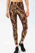 ClaudiaG Animal Print Slim Sports Pants