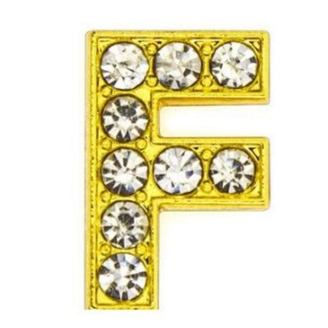 ClaudiaG Pavé Letters -Gold Charms