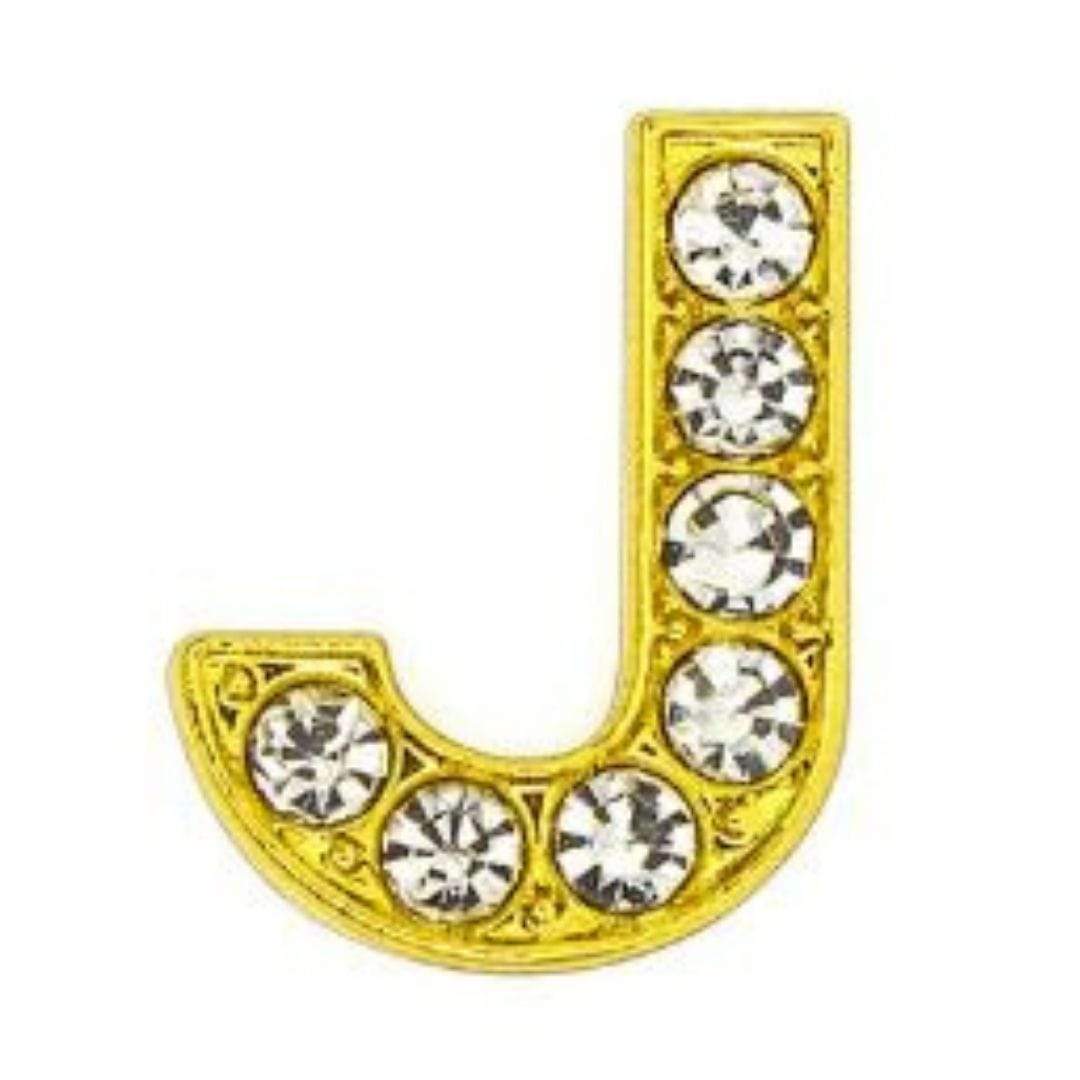 ClaudiaG Pavé Letters -Gold Charms