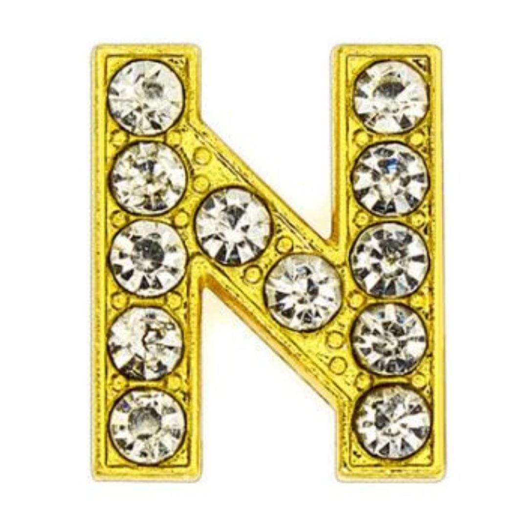 ClaudiaG Pavé Letters -Gold Charms