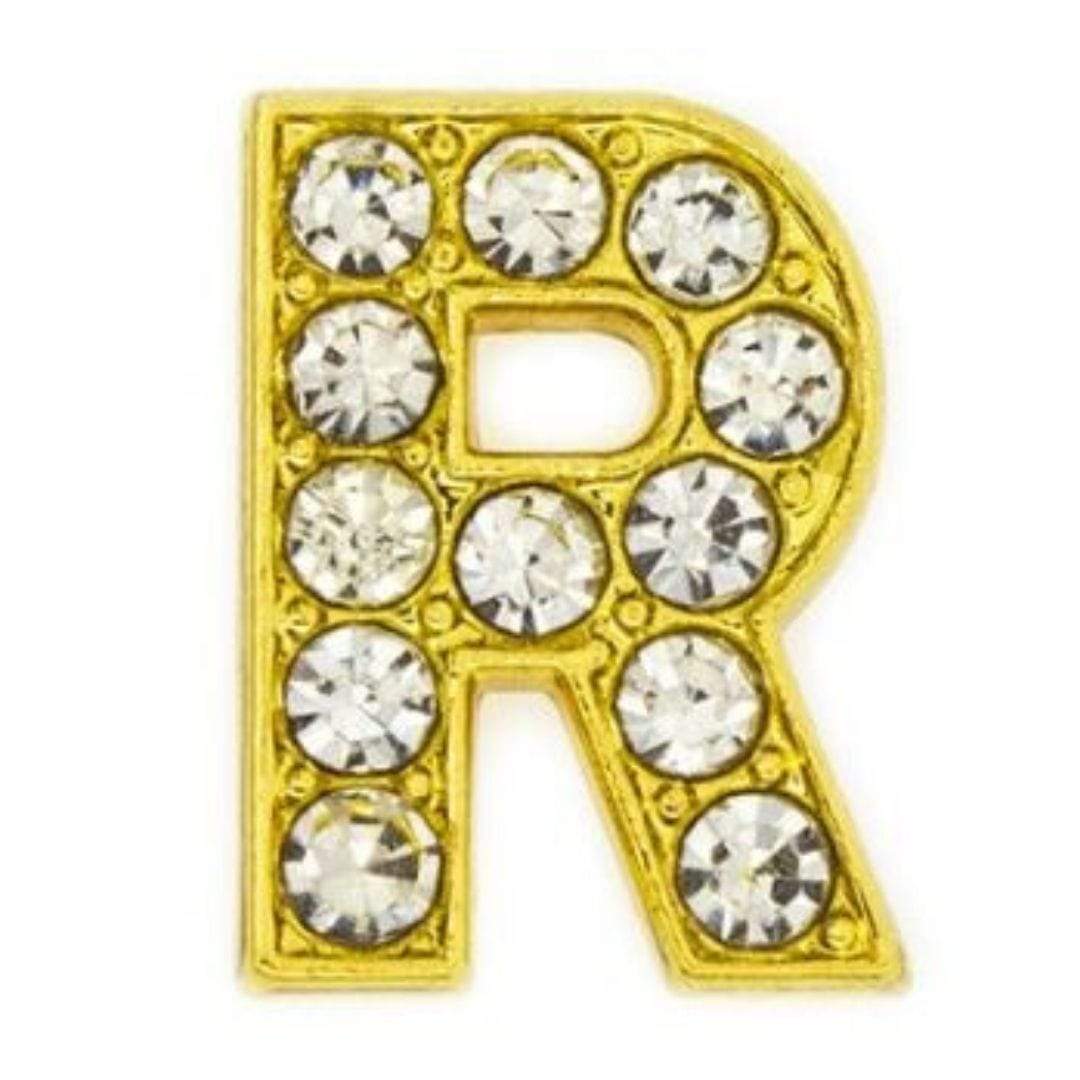 ClaudiaG Pavé Letters -Gold Charms