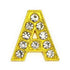 ClaudiaG Pavé Letters -Gold Charms