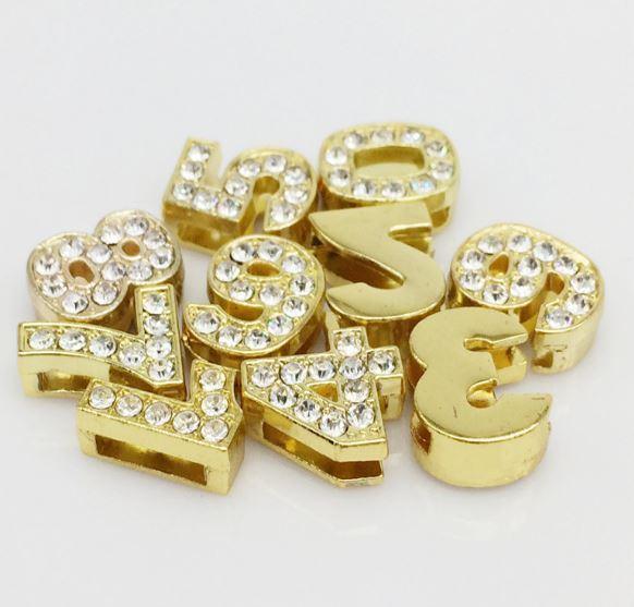 ClaudiaG PavÃƒÆ’Ã‚Â© Numbers -Gold Charms