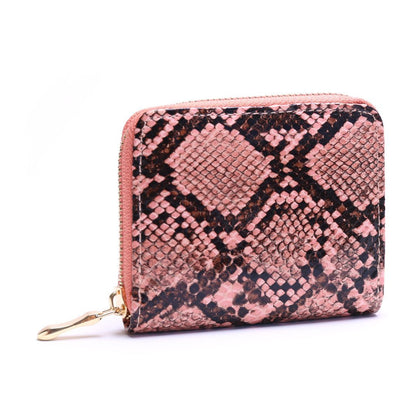 ClaudiaG Python Zipper Wallet