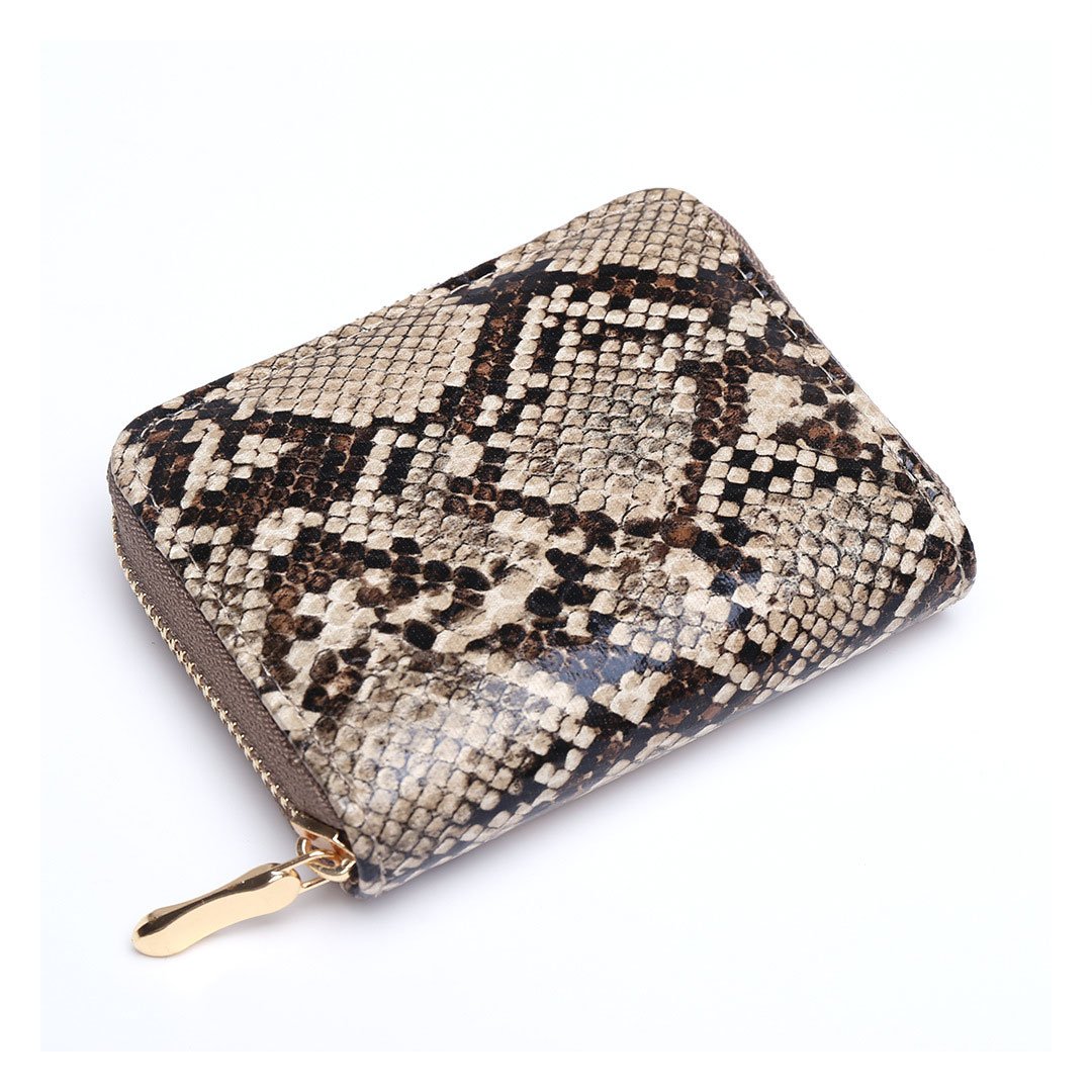 ClaudiaG Python Zipper Wallet