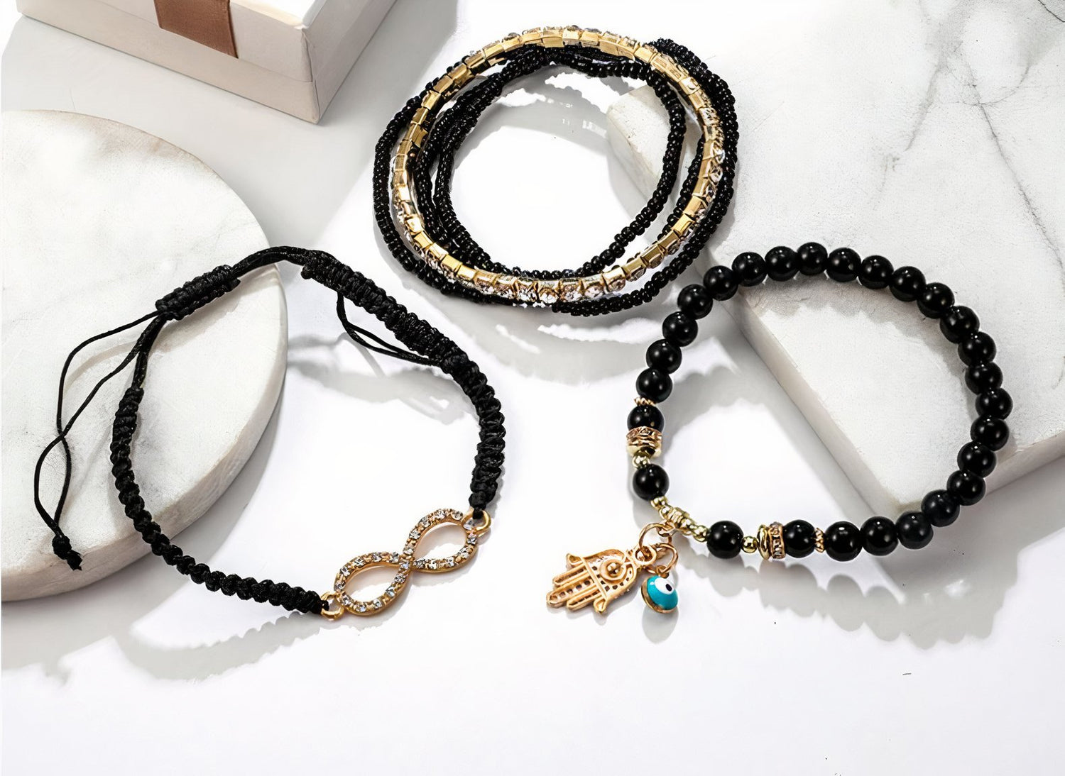 ClaudiaG Stacked Bracelet Set 