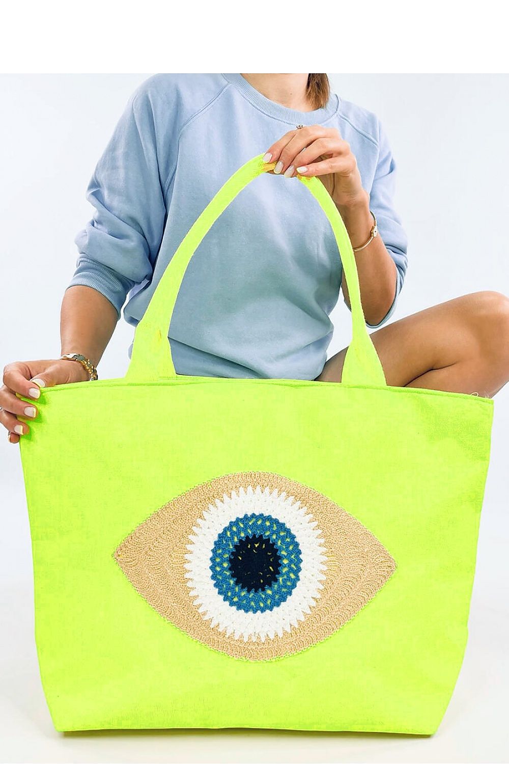 Beach bag Inello- Neon Yellow