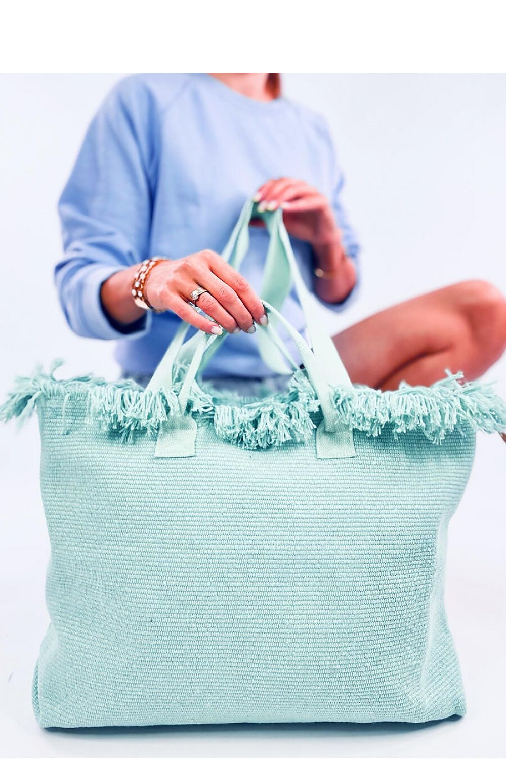 Beach bag Inello- Light blue