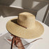 New 2024 Belt Strap Straw Sun Hat for Women Fashion Vacation Beach UV Hats Summer Wide Brim Travel Panama Hats Outdoor Wholesale